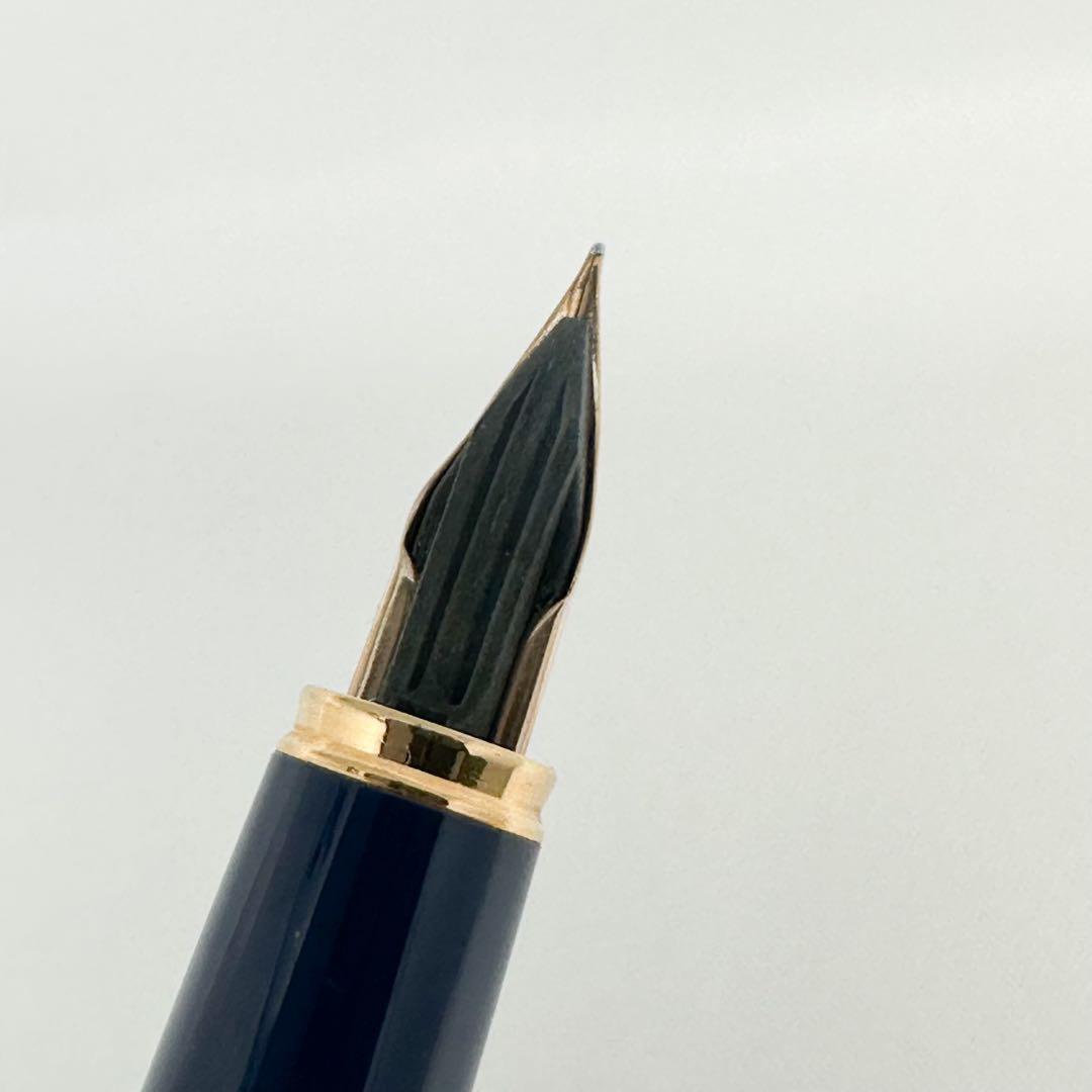 未使用 PILOT パイロット 万年筆 14K 585 パープル ケース付