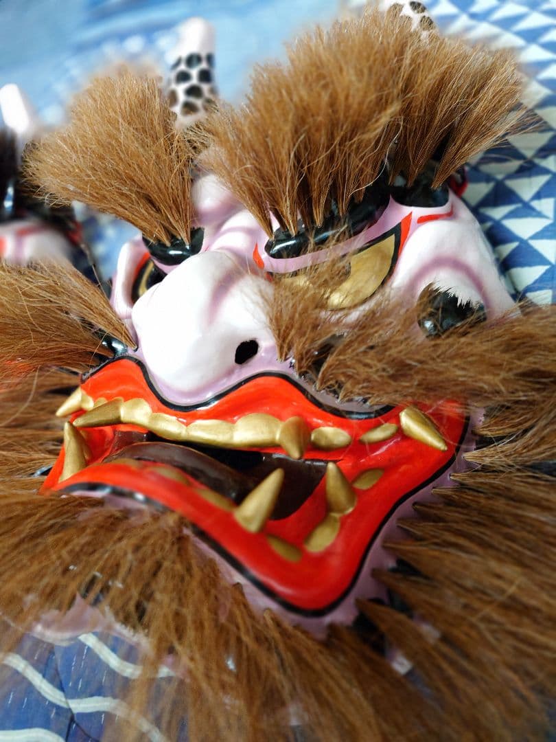 ３面セット　神楽面　石見神楽　広島神楽　芸北（北広島）大江山3面揃い　日本　鬼