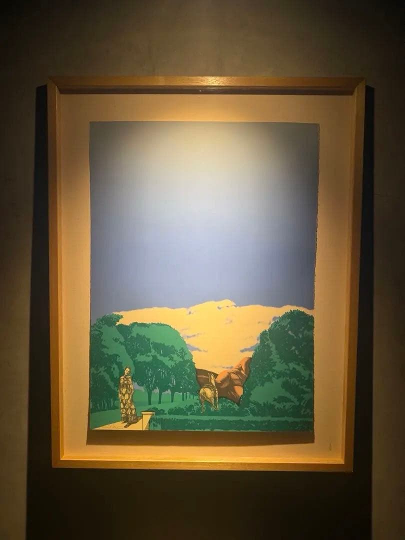 池田満寿夫【Margaret's Garden】　シルクスクリーン