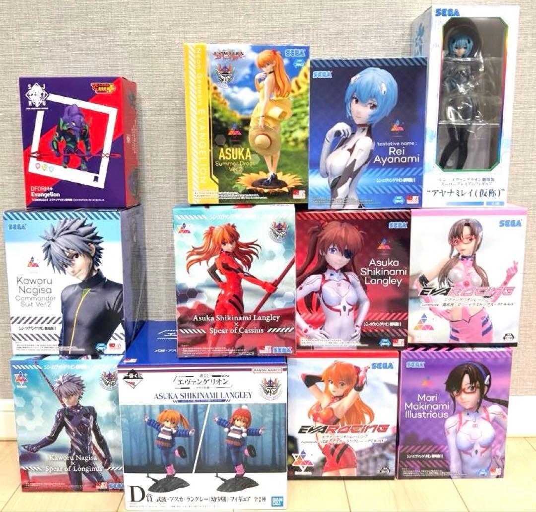 エヴァンゲリヲン　プライズフィギュア　まとめ売り