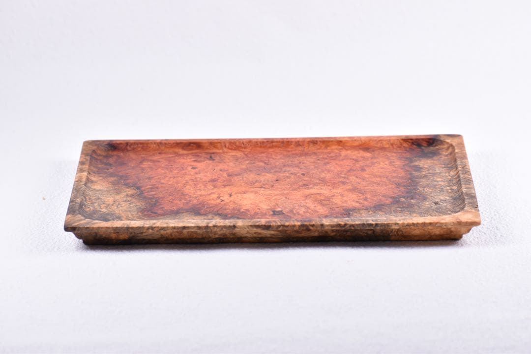 No.327花梨瘤トリコロールのトレー