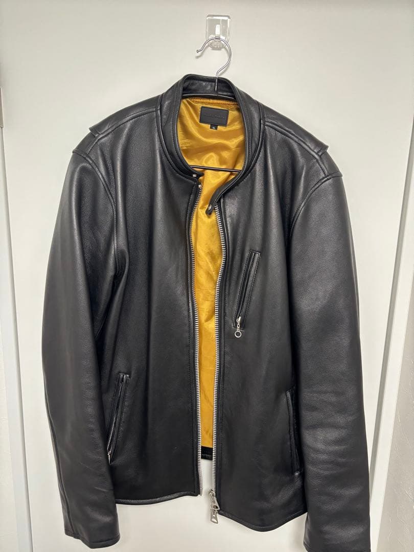 Danke Schön.シングルライダースジャケット 黒 レザー