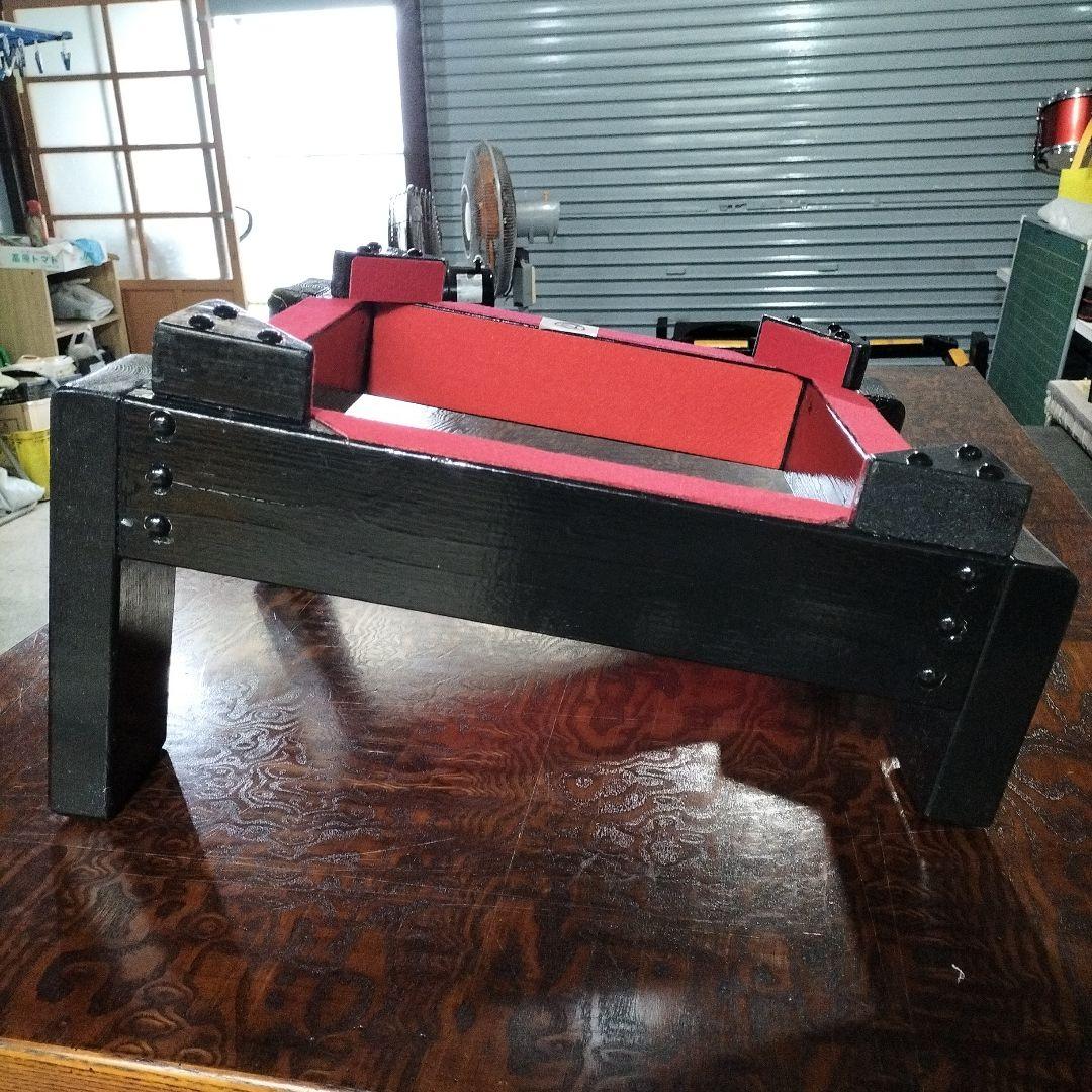 長胴太鼓　平打ち　立奏太鼓台　1.4尺用中古品②