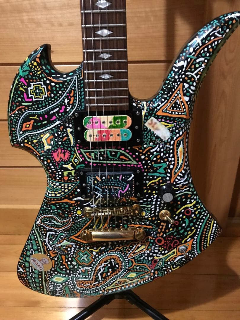 HIDEモデル FERNANDES MG-100X アメーバペイズリーペイント