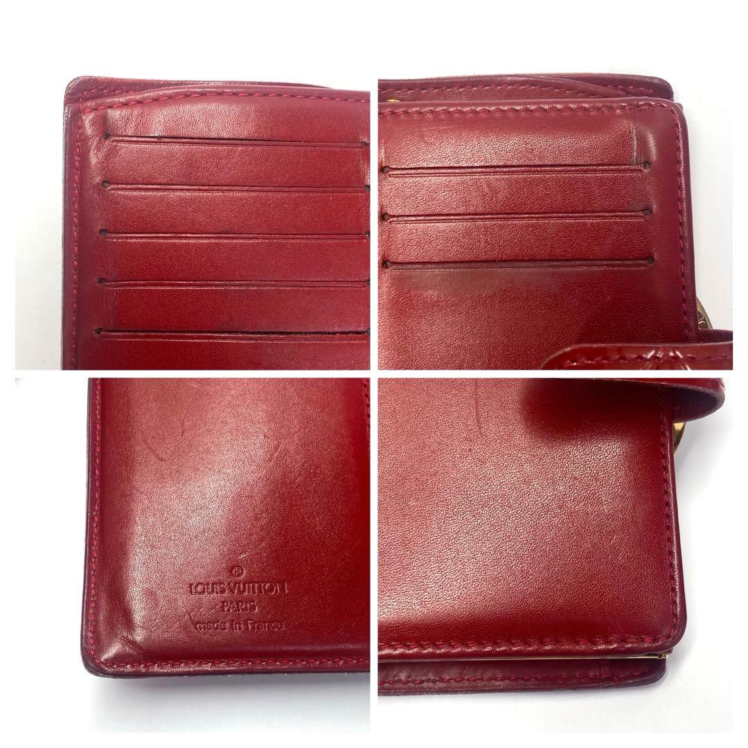 LOUIS VUITTON ルイヴィトン　折り財布　がま口 ヴェルニ