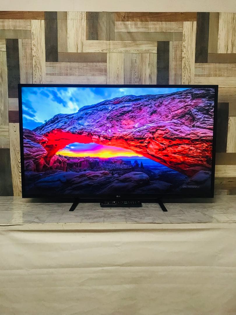 即日受渡❣️全国送料込LG49型4KテレビYouTube.Netflix新品リモ付