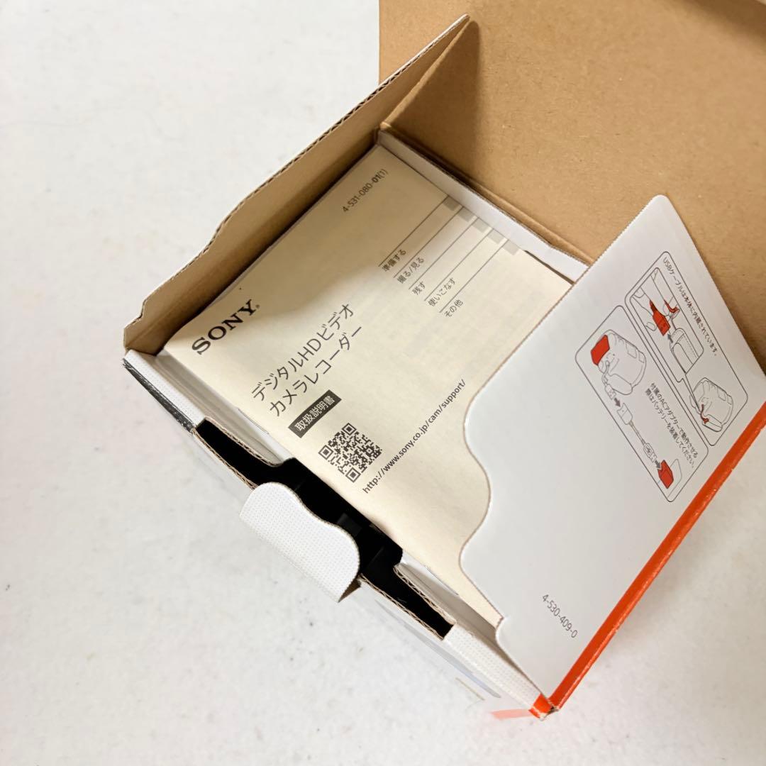 美品 SONY HDR-CX420 HANDYCAM ホワイト ビデオカメラ