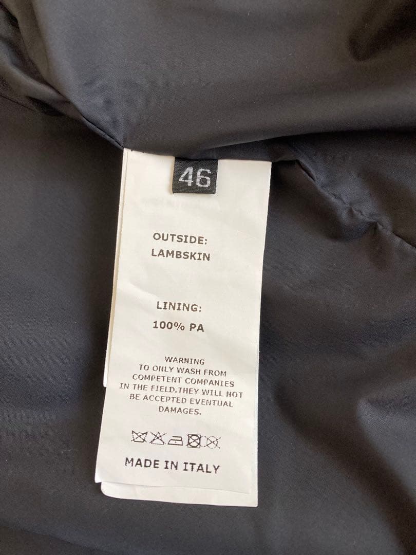 極美品　EMMETI エンメティ JURI ユリ ラムレザー　46