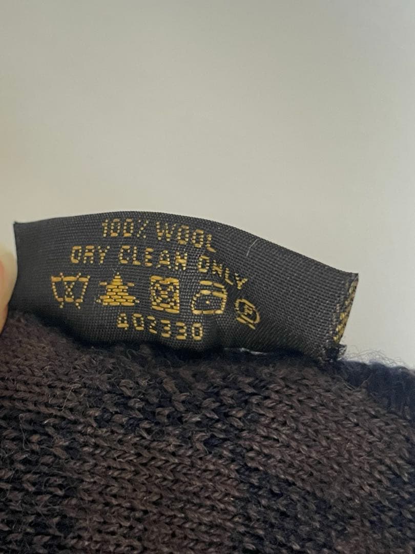 15〆】ルイヴィトン ダミエ ボネ プティ ニットキャップ 帽子 ウール