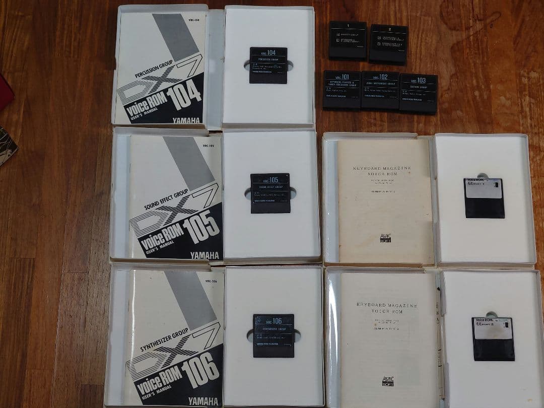 Yamaha DX-7用Voice ROM 10本セット