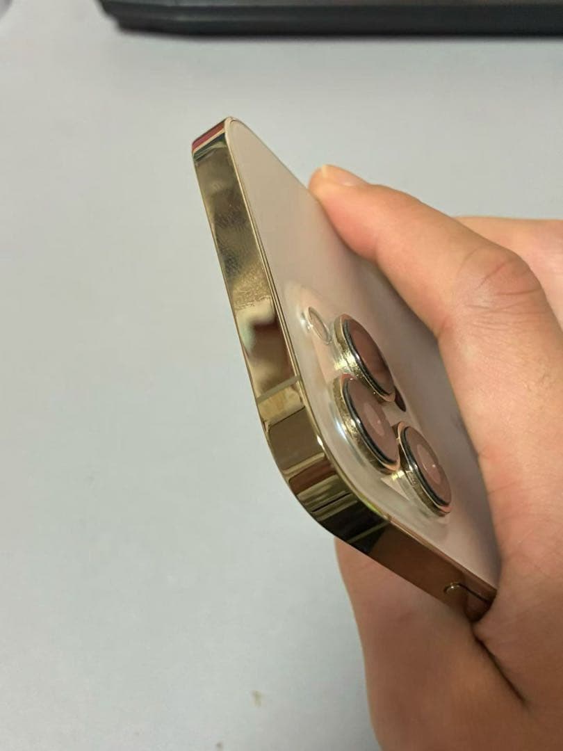 美品iPhone13 Pro Max 512GB ゴールド SIMフリー 中国版