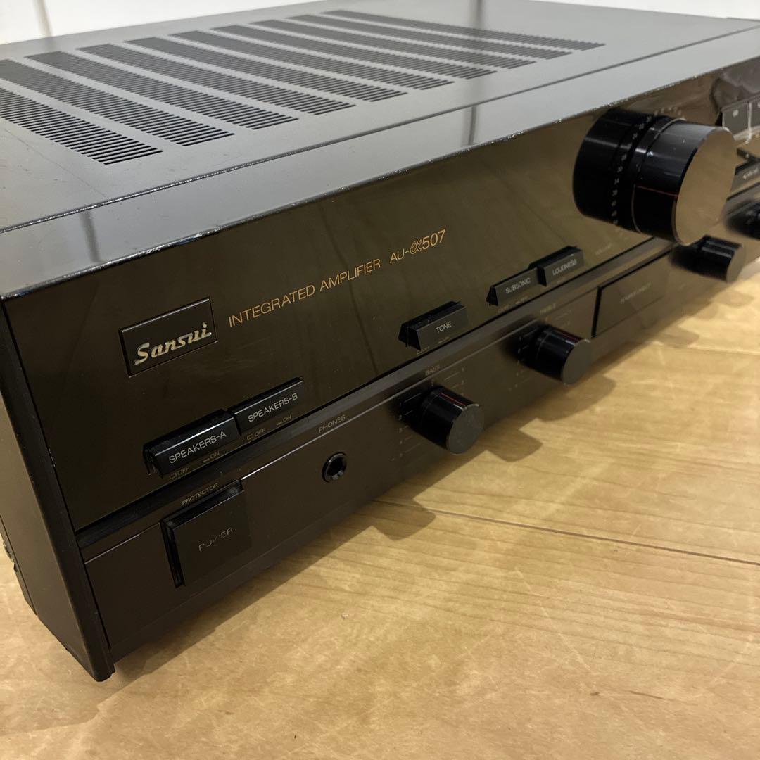 サンスイ　au-α507プリメインアンプです いい音です！！動作ok