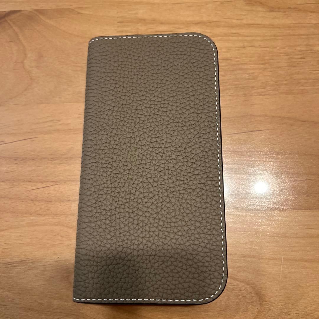 BONAVENTURA 手帳型 iPhone16 ケース エトープ×イエロー