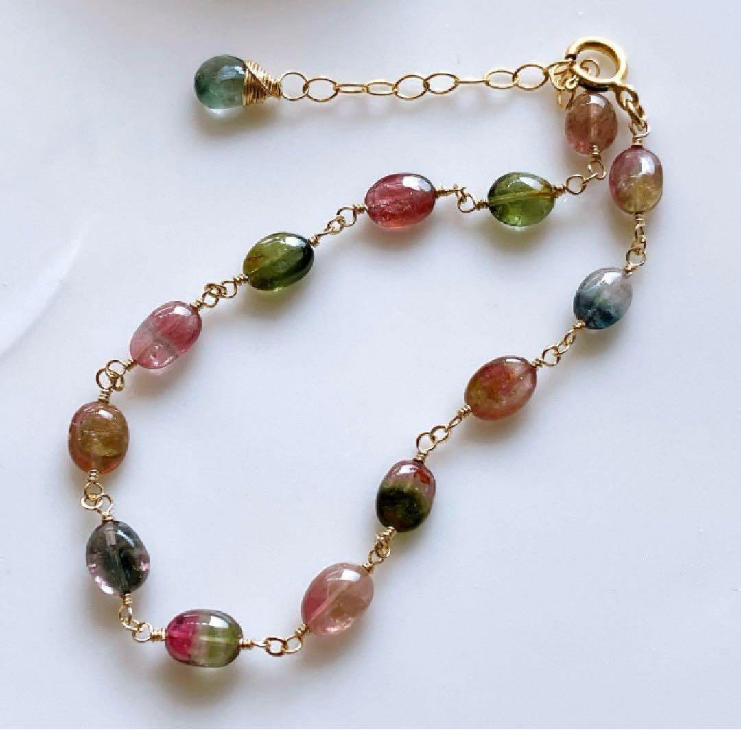 Kaya◆マルチカラートルマリンチョーカー✧合成アレキサンドライトチャーム