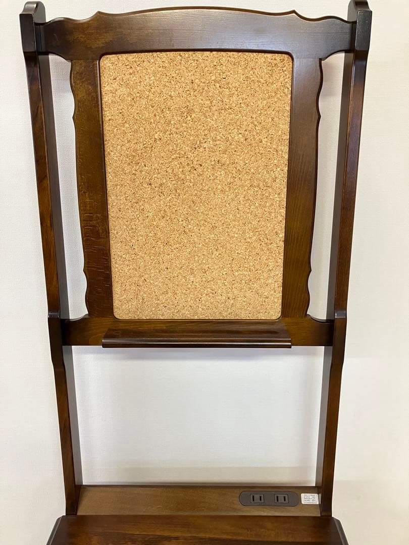 カリモク　コルクボード　フリーボート　コンセント付　電話/FAX台　玄関ラック