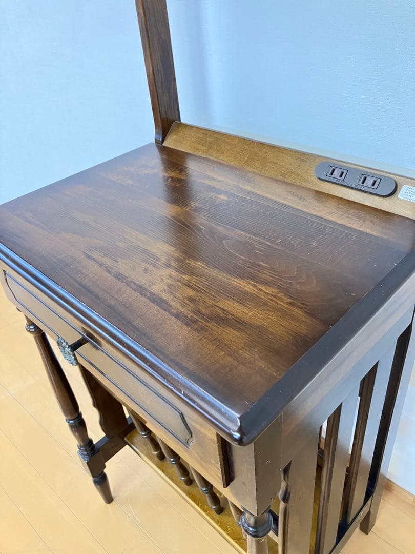 カリモク　コルクボード　フリーボート　コンセント付　電話/FAX台　玄関ラック