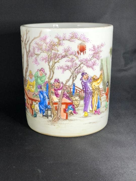 大清康熙年製筆筒