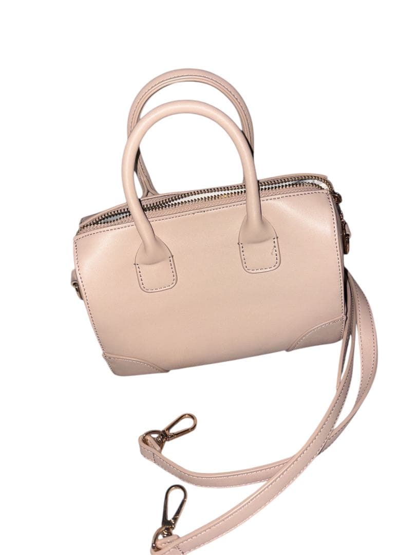 セールmuget ミュゲ2waybostonbagpinkショルダートートバッグ