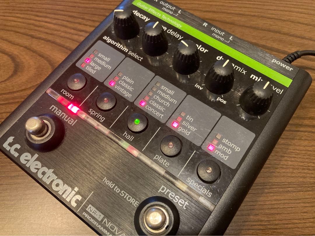 t.c.electronic NR-1 NOVA REVERB（アダプター付）