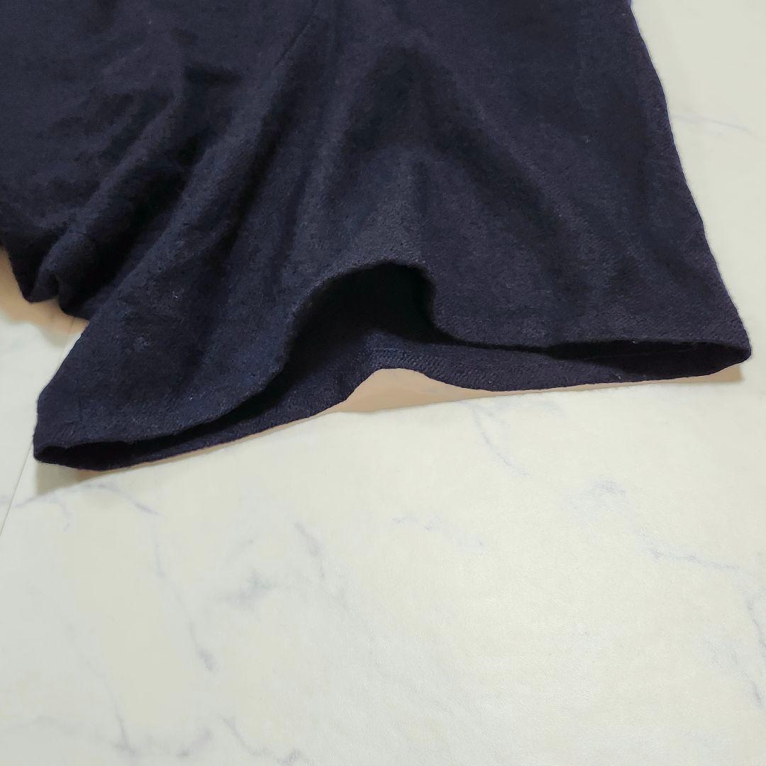 Y's　サルエルパンツ　サイドファスナー　ポケット付き　3　ネイビー