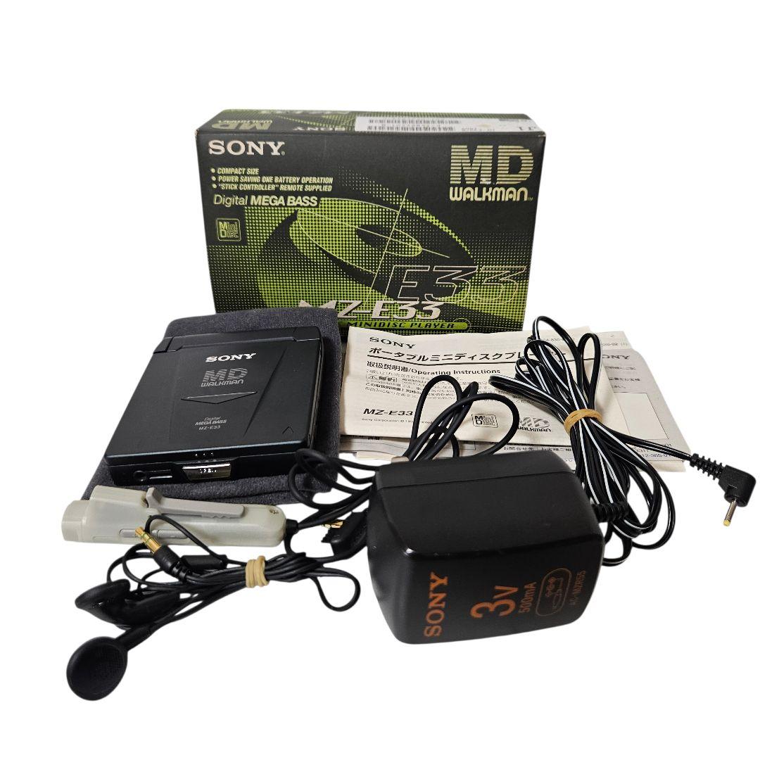SONY ソニー MD WALKMAN ポータブルMDプレーヤー MZ-E33