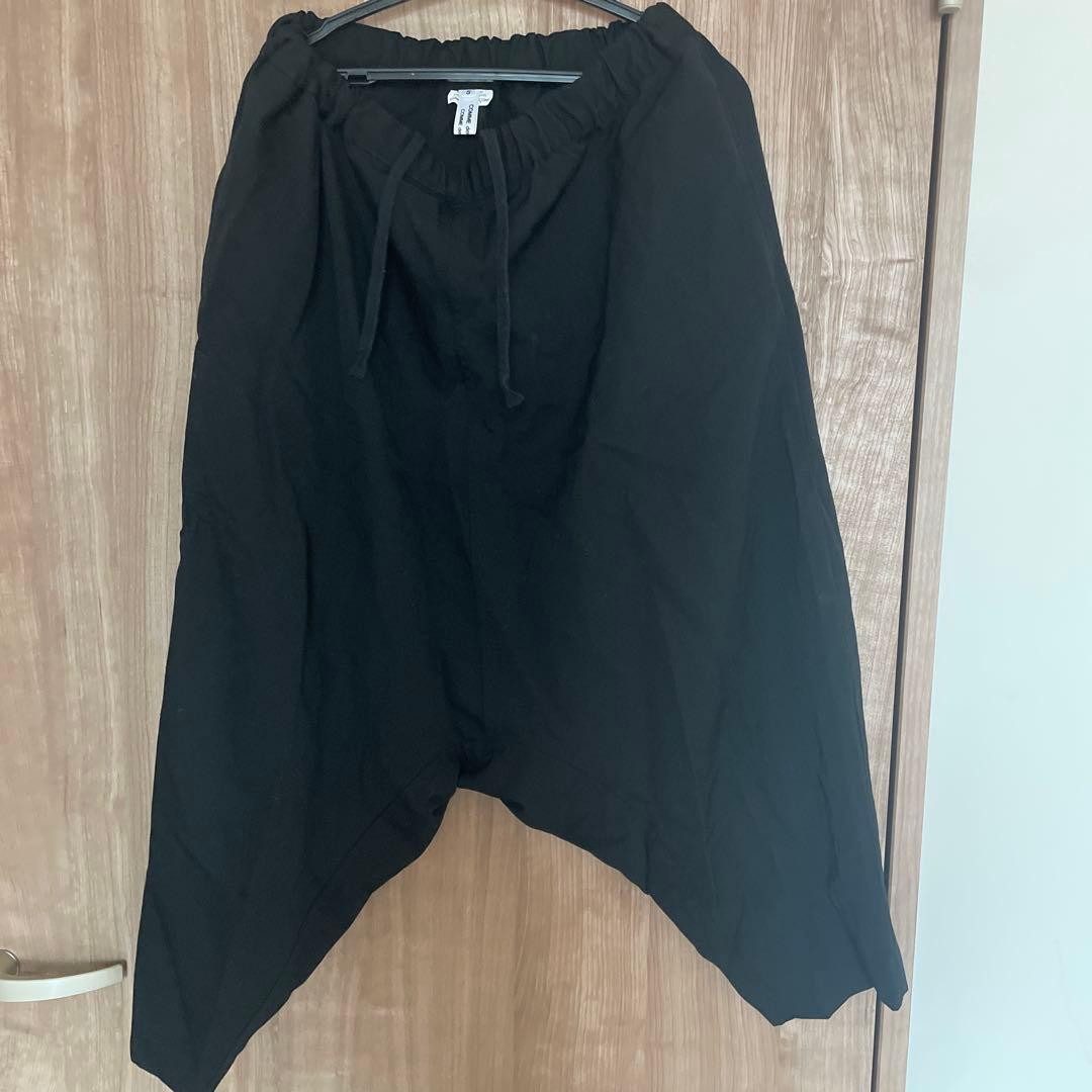 COMME des GARÇONS ブラック サルエルパンツ S