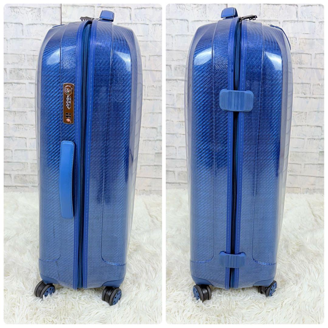 RONCATO 超軽量 キャリーケース 4輪 青 スーツケース ロンカート