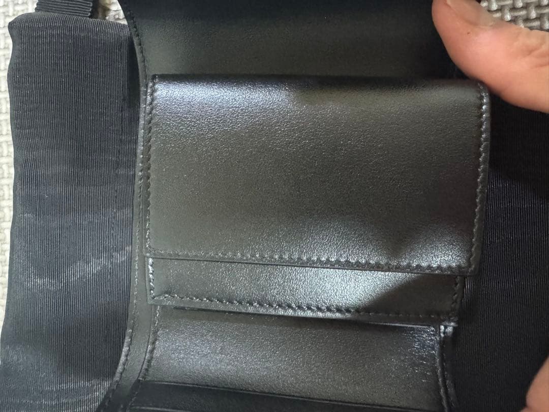 CELINE 三つ折り財布　ブラック