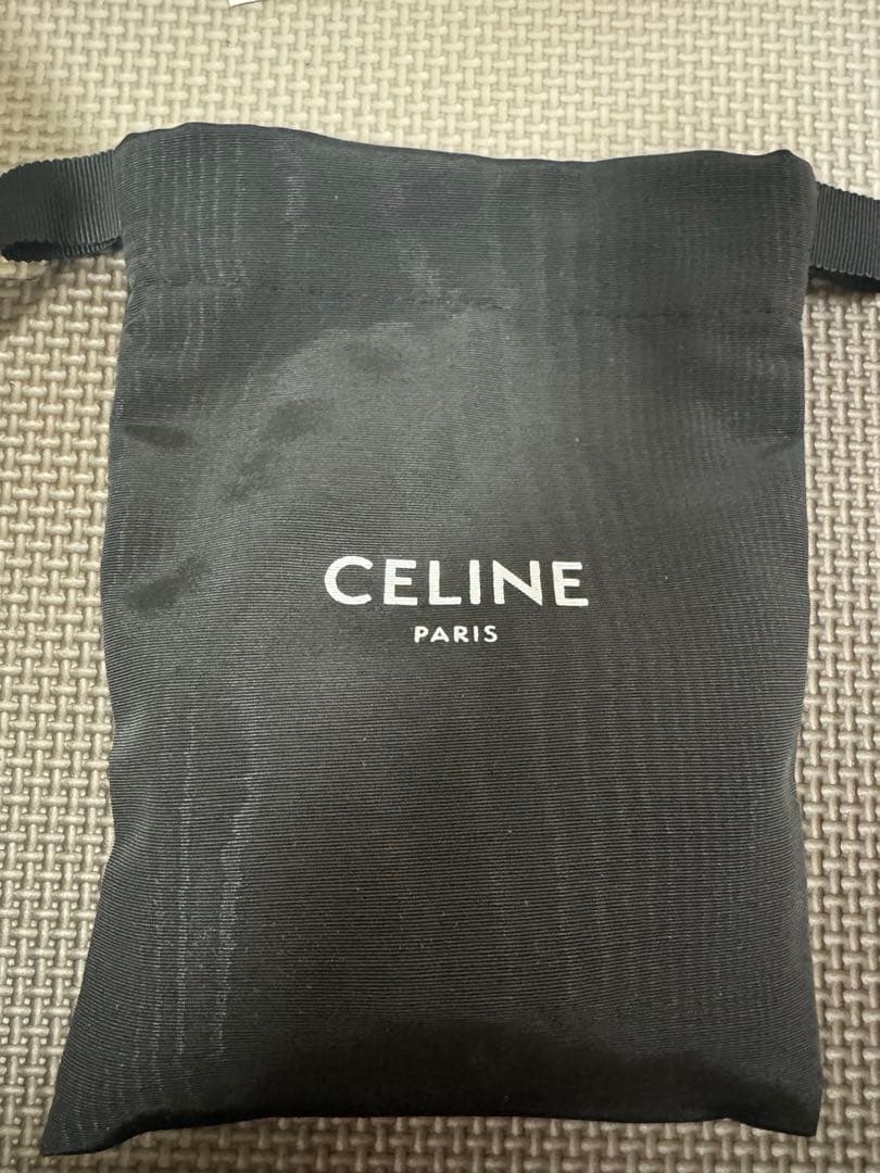 CELINE 三つ折り財布　ブラック