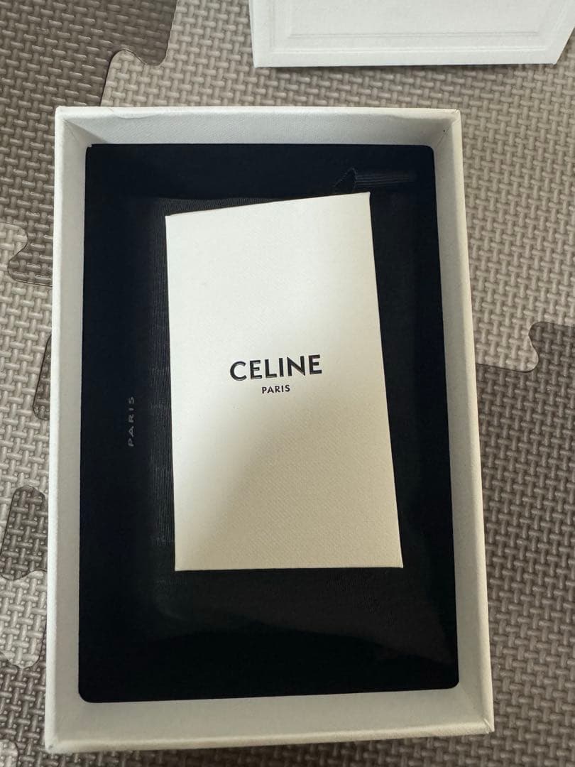 CELINE 三つ折り財布　ブラック