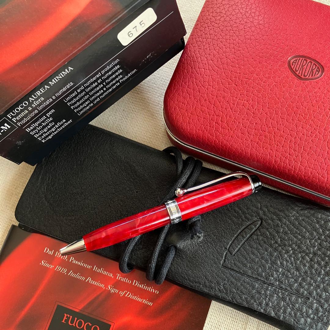 AURORA・AUREA MINIMA・FUOCO・ボールペン・イタリア製・限定