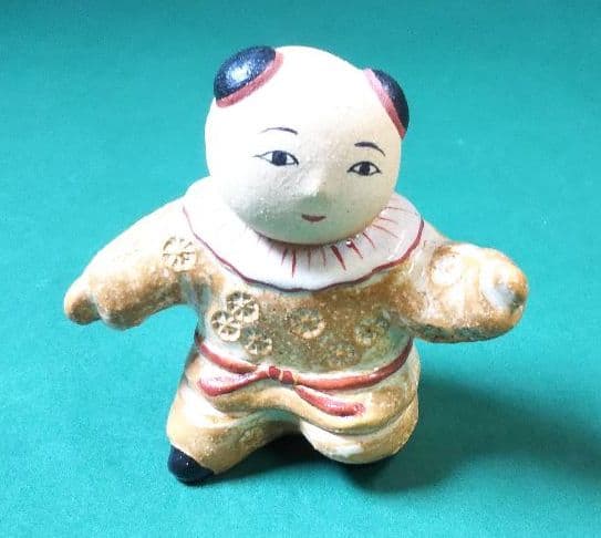 茶道具 香合 唐子 中村良二 新品未使用