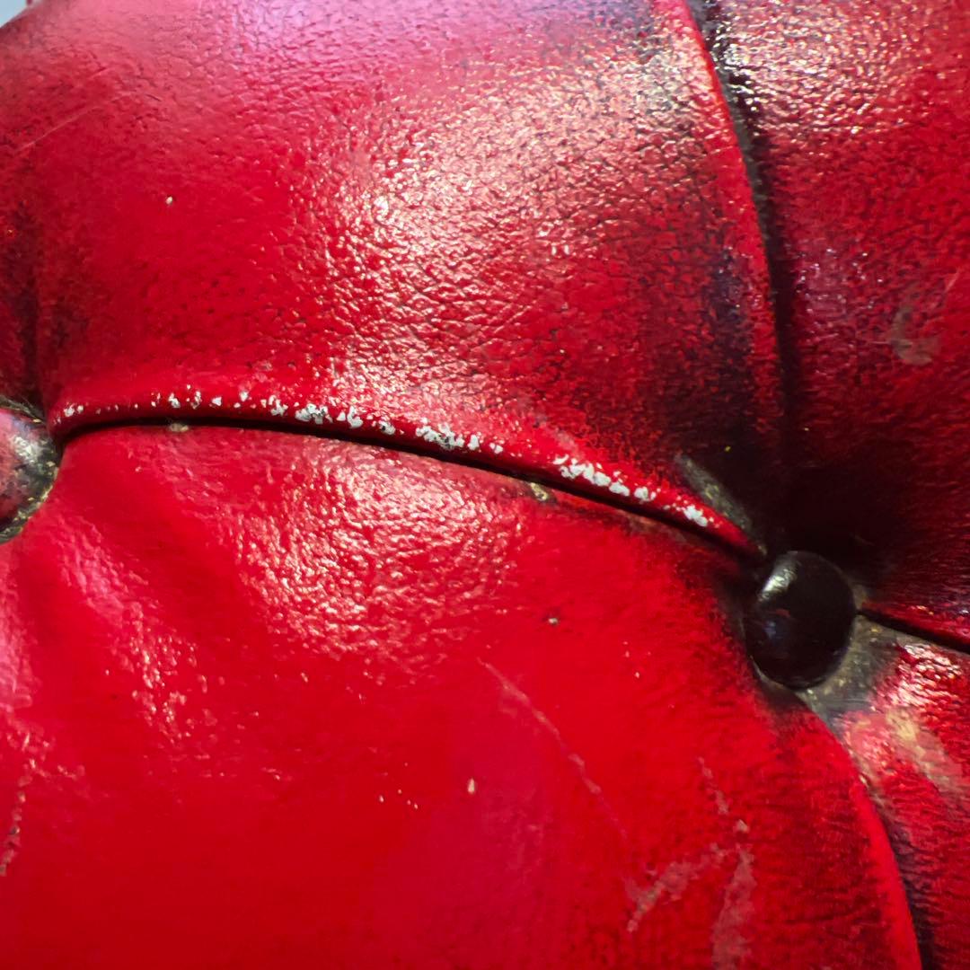 レザー チェスターフィールドソファ