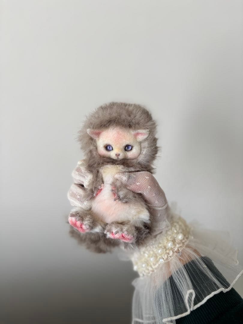 アートドール　No.067こねこ幻獣　羊毛フェルト