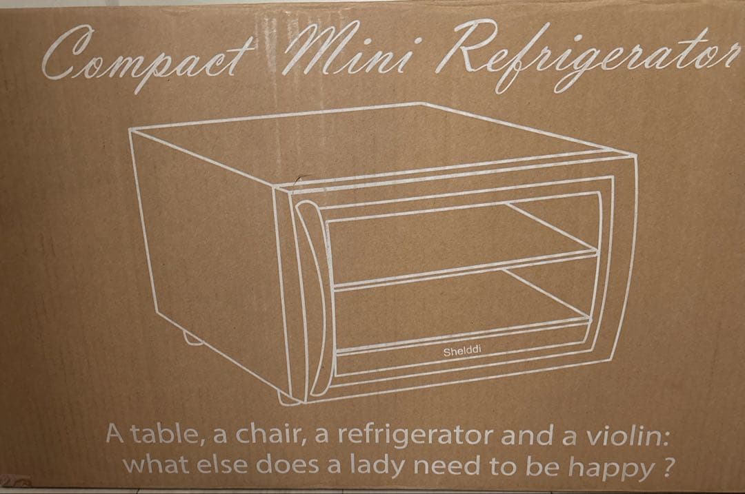 1品限り❤️ 小型冷蔵庫 23L お洒落 ペルチェ式 透明ガラスドア １人暮らし