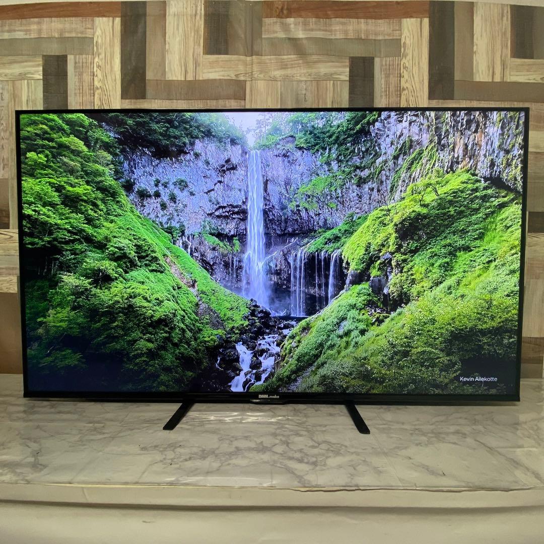 Mr.Tb@さん専用受渡2年前購入DMM55型4Kモニタースピーカー内蔵新品リモ