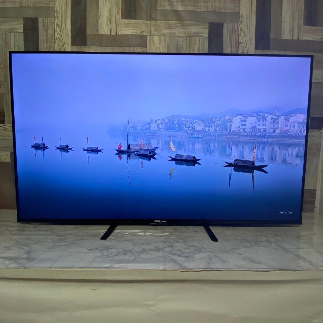 Mr.Tb@さん専用受渡2年前購入DMM55型4Kモニタースピーカー内蔵新品リモ