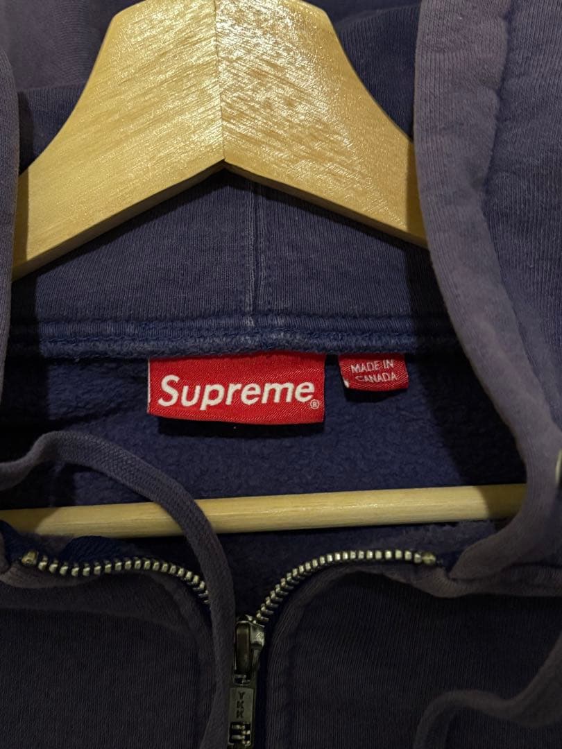 Supreme Thrasher フルジップフーディ パープル