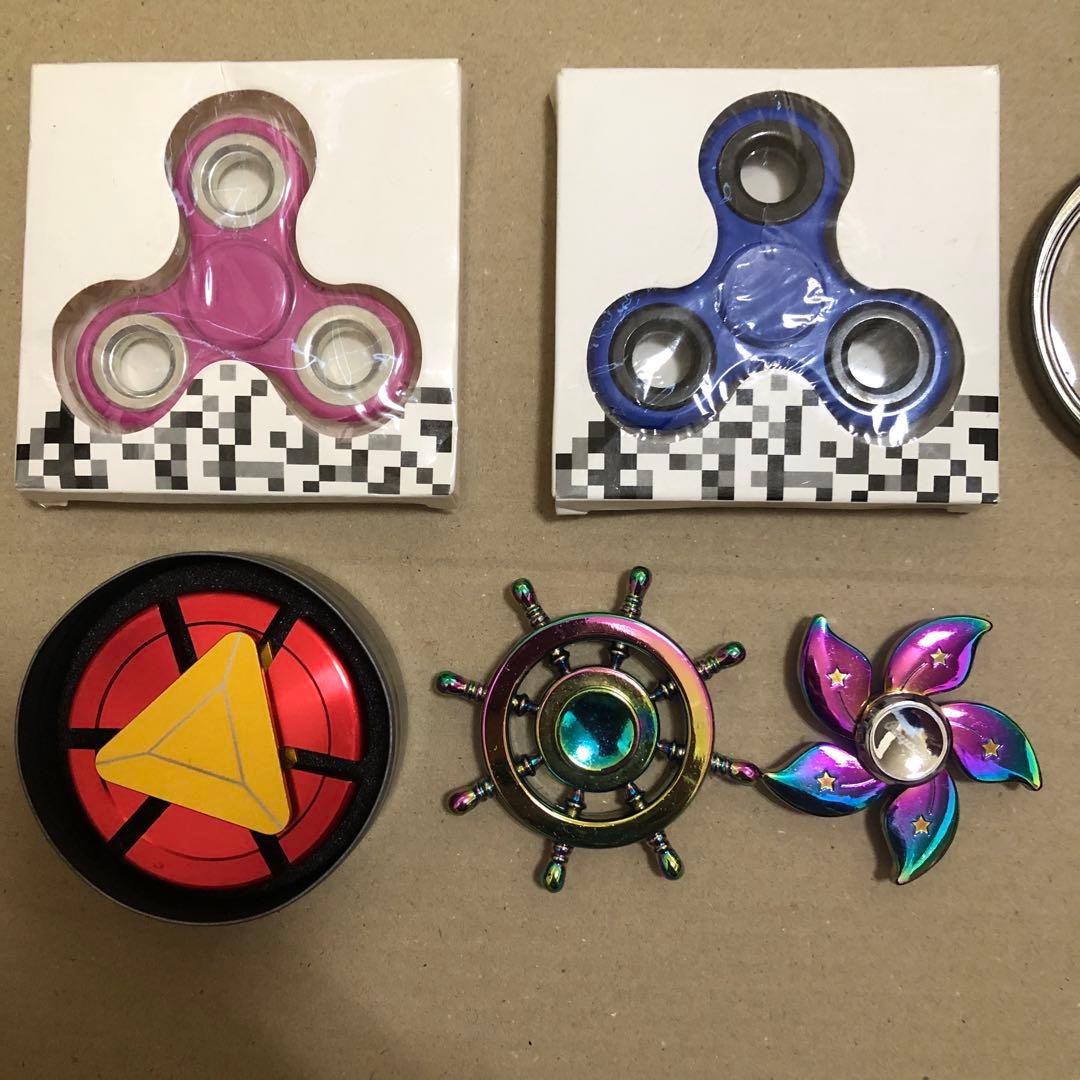 ハンドスピナー　5点セット　アイアンマン　マーベル　ハンスピ