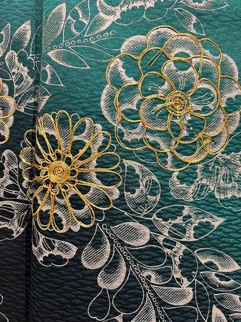 振り袖　フルセット　長襦袢　パーティー　成人式　金彩加工　刺繍入　辻ヶ花　671