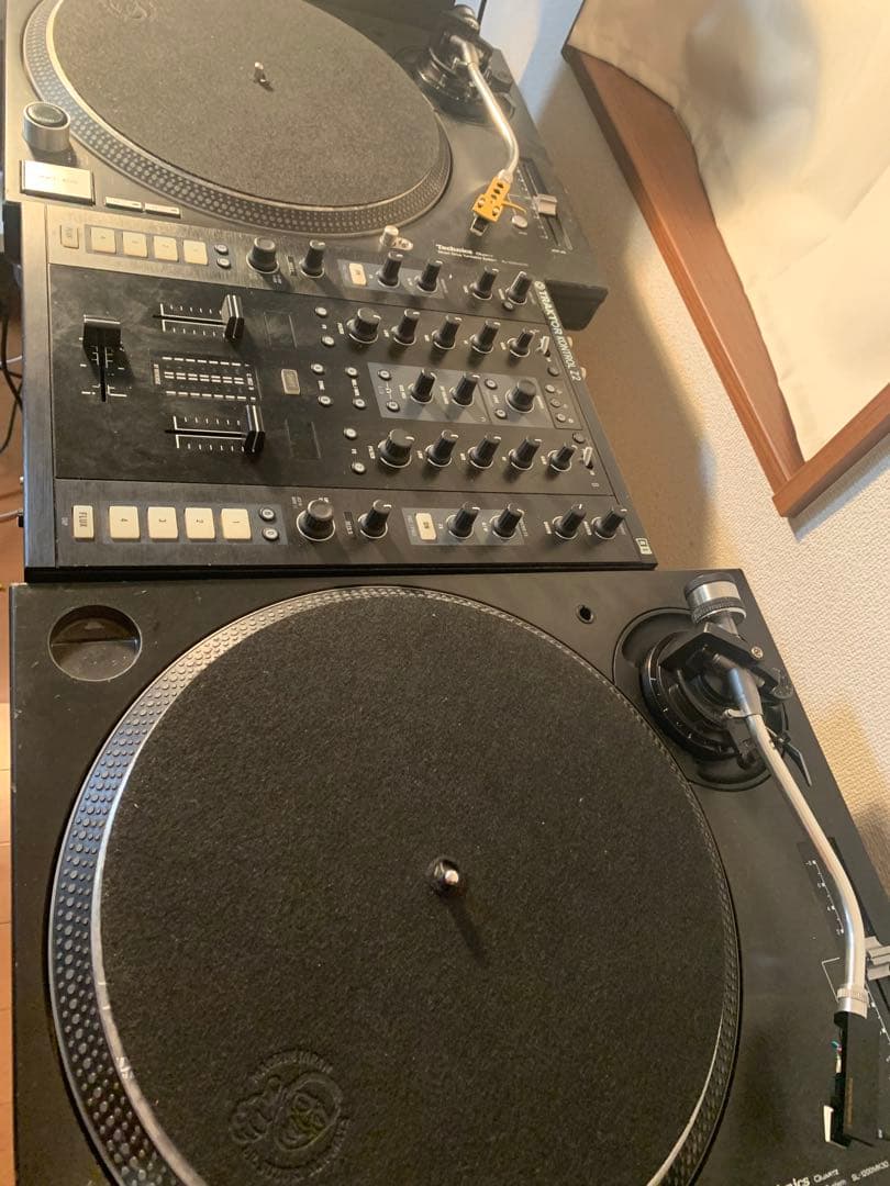 Technics ターンテーブル 2台 + DJミキサー