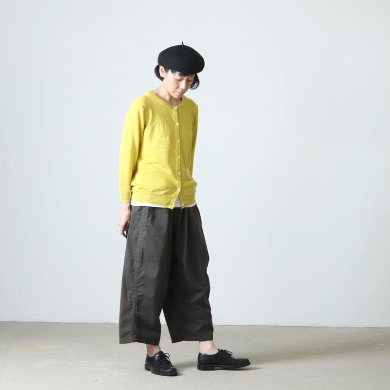 オーディナリーフィッツ✨ゆったりバルーンシルエット コットンボールパンツ スミ黒