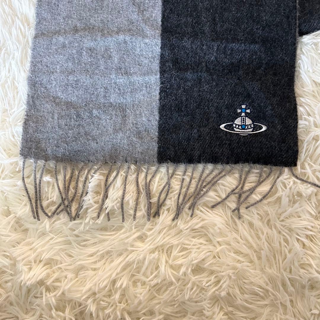 新品タグ付✨ヴィヴィアンウエストウッド カシミヤ　マフラー オーブ