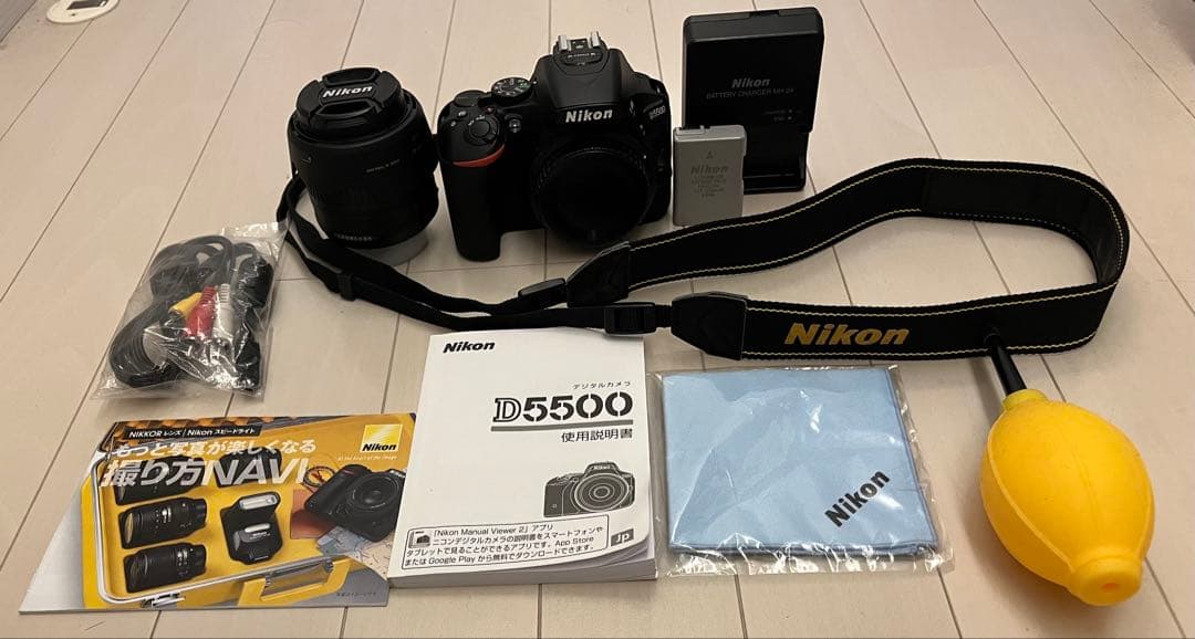 Nikon D5500 デジタル一眼レフカメラ 本体とレンズ1本付き
