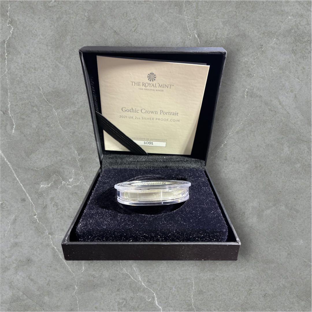 ロイヤルミント　2021年 ゴシッククラウン 2オンス　シルバー