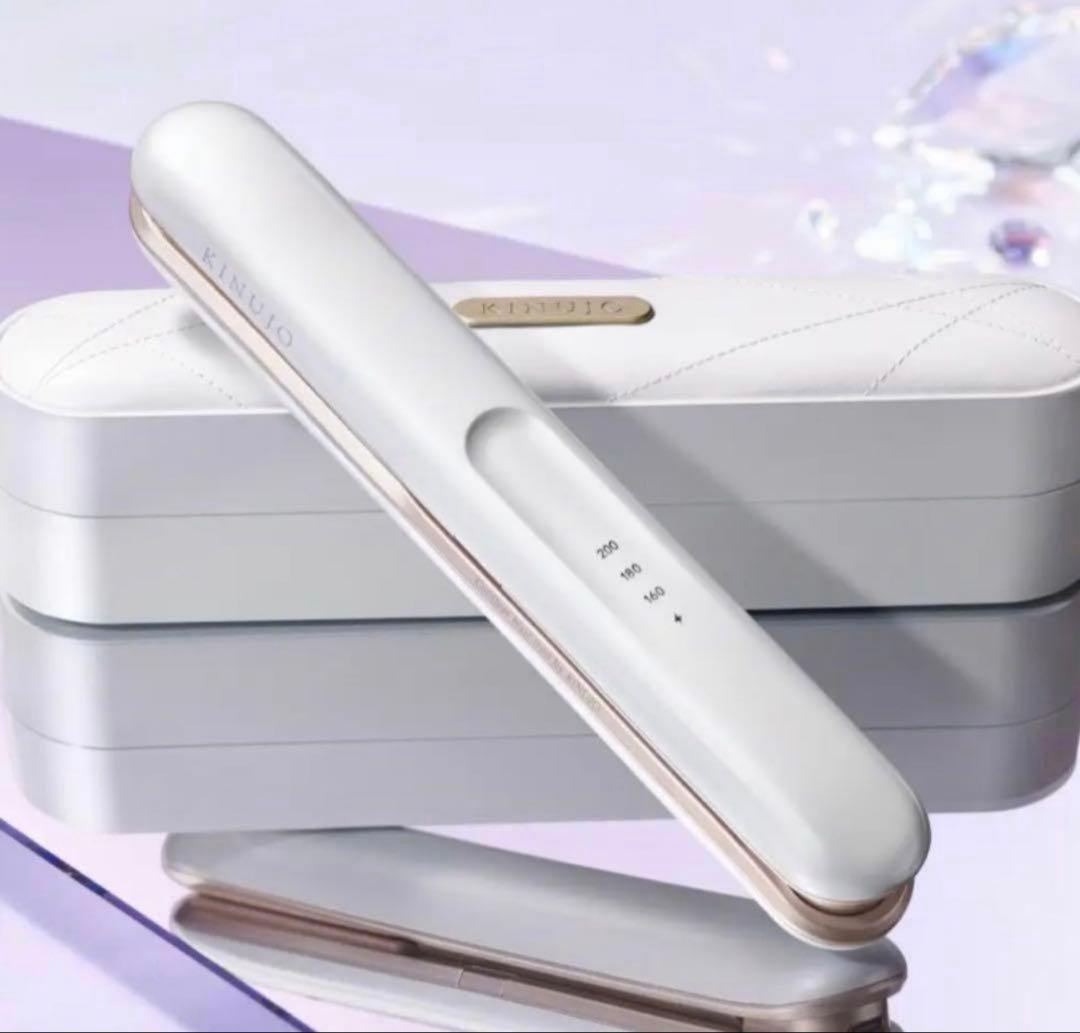 【新品未使用】KINUJO ストレートヘアアイロン ホワイト