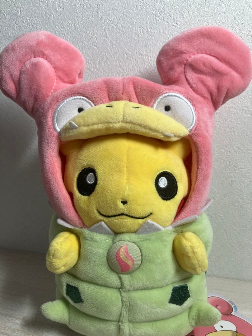 ピカチュウ ぬいぐるみ　メガヤドランのポンチョを着たピカチュウ　タグ付き