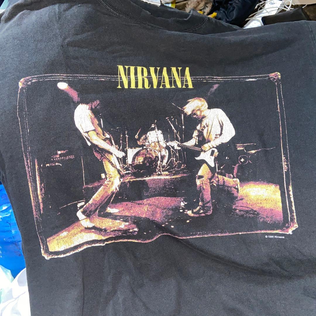 NIRVANA グラフィックTシャツ ブラック 90s