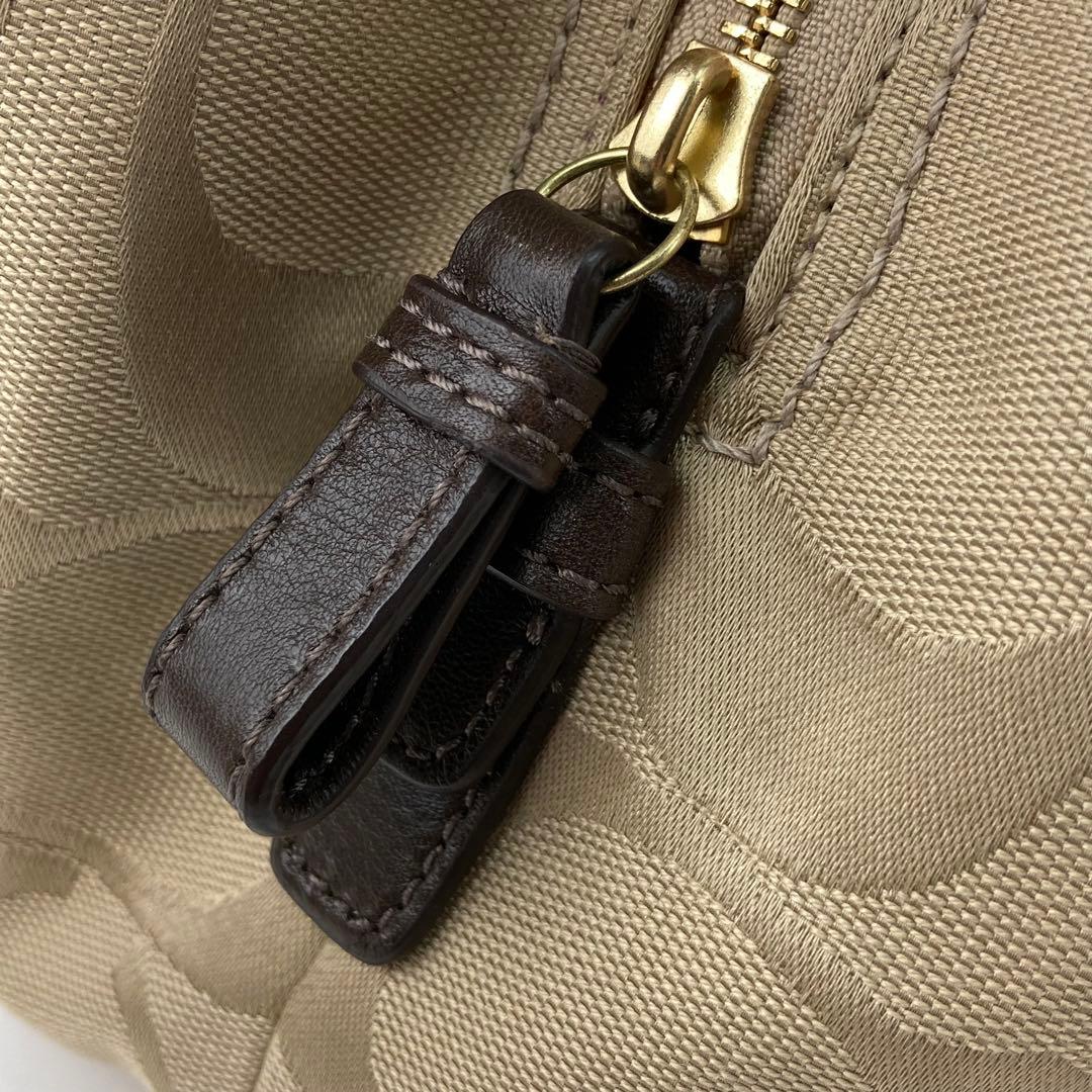 COACH コーチ シグネチャー 18762 ハンドバッグ 肩掛け 美品