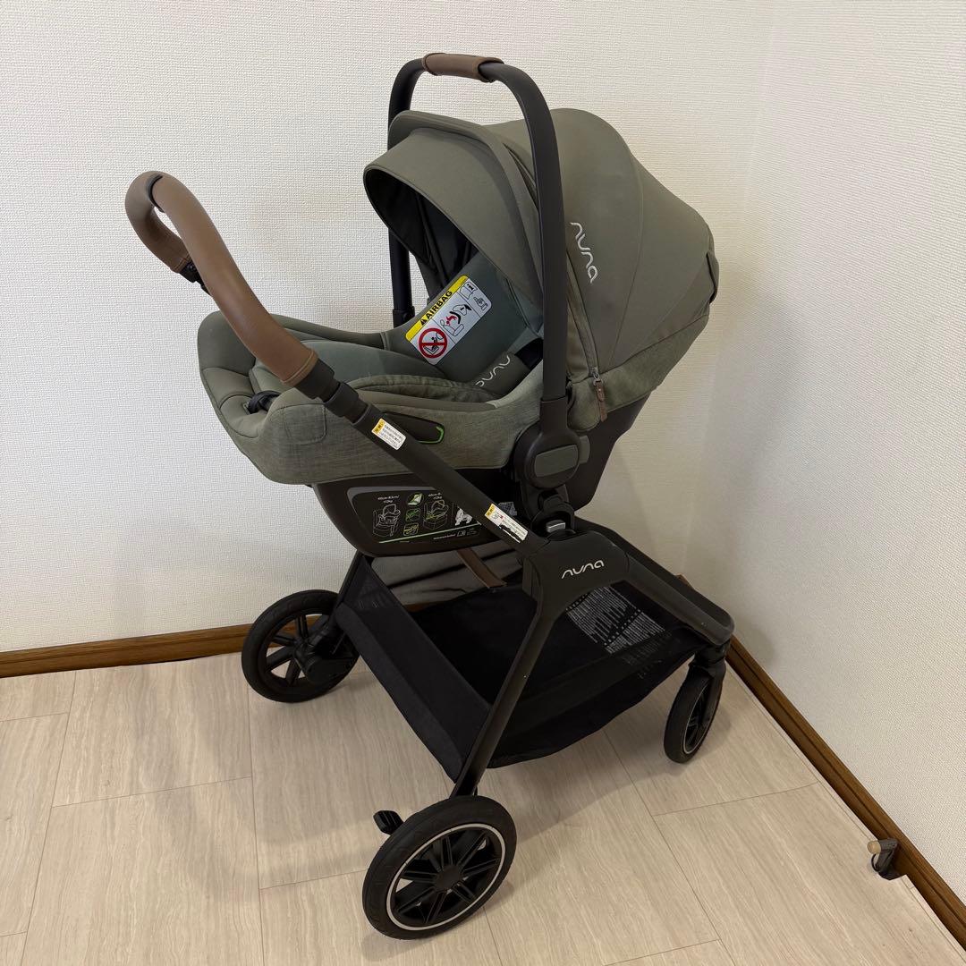 【極美品】現行モデルnuna ヌナトラベルシステムセット　pipa next